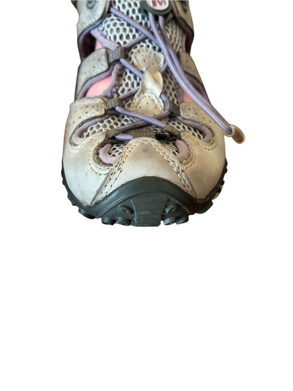 Merrell Women's Gray and Pink Hybrid Hiking Sandals - Picture 5 of 15